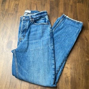 “The Dad High Rise” straight jeans Abercrombie & Fitch size 27
